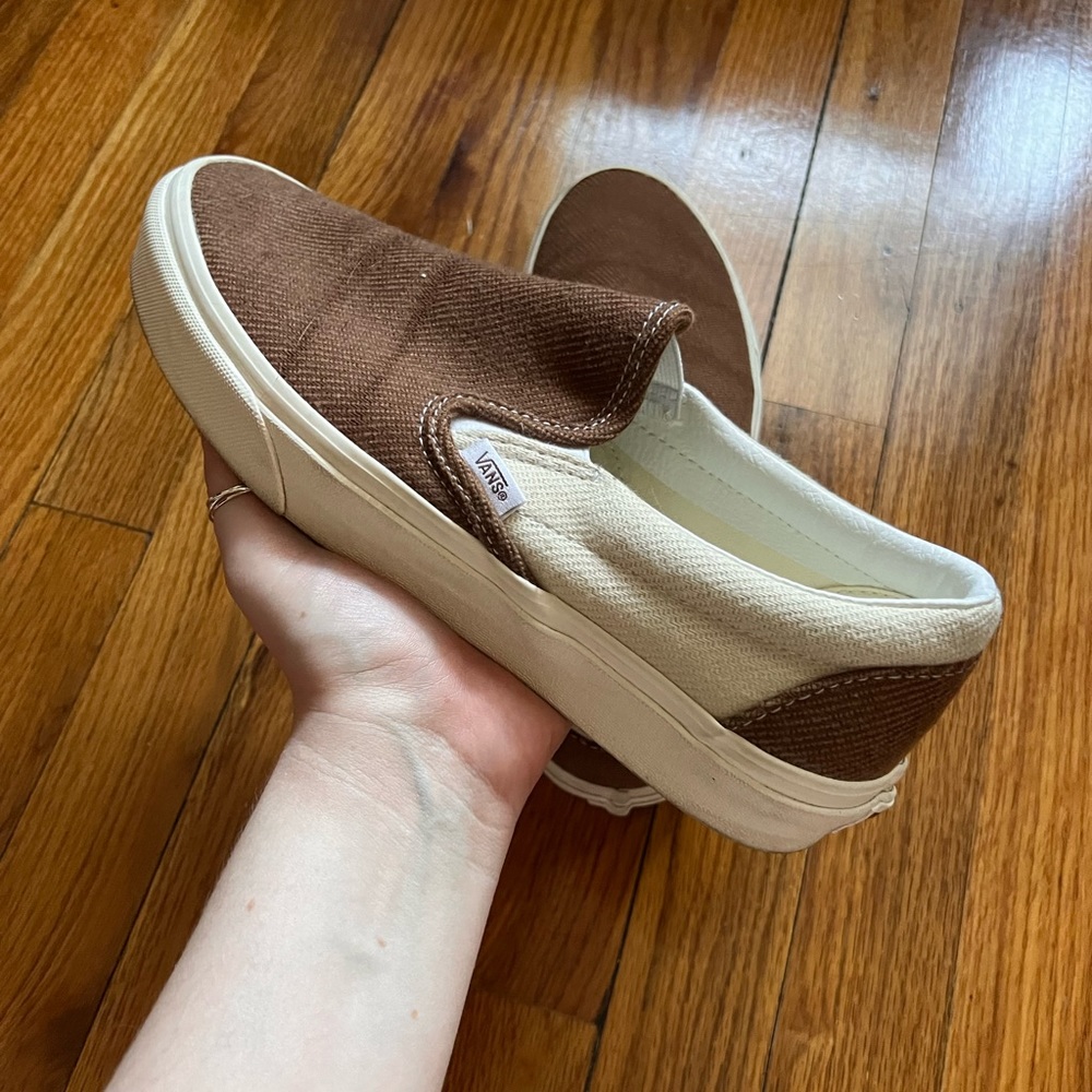Vans corduroy slip ons
